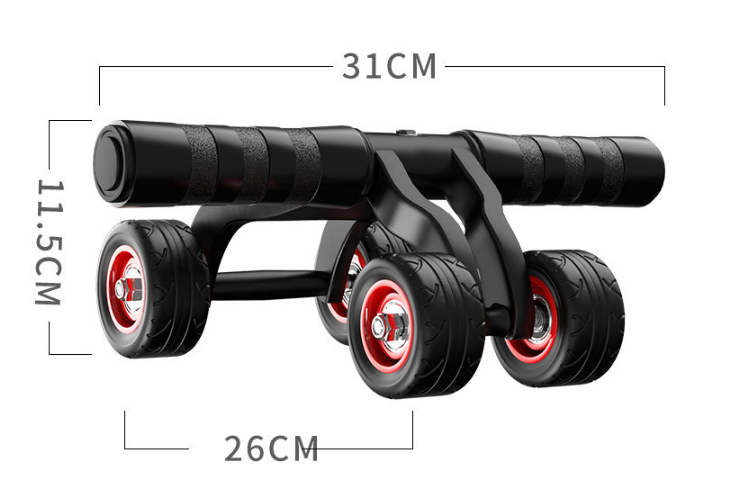 Four-wheel abdominal muscle exercise fitness equipment 14 Four-wheel abdominal muscle exercise fitness equipment