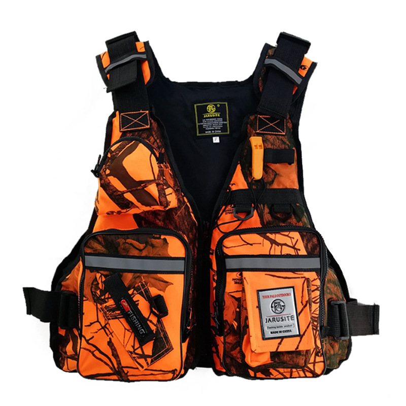 Multi-Pocket Tactical Life Vest - Oxford Fabric Fishing Gear 10 Multi-Pocket Tactical Life Vest - Oxford Fabric Fishing Gear