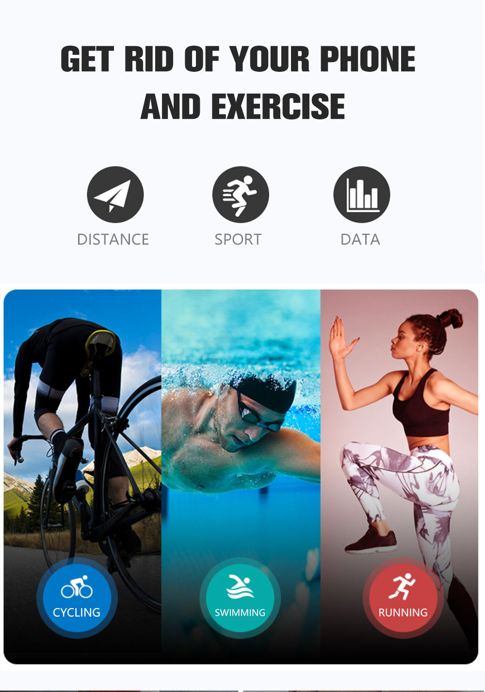 Full Touch Smart Bracelet Sports Fitness Tracker Handband Smart Bracelet 16 Full Touch Smart Bracelet Sports Fitness Tracker Handband Smart Bracelet
