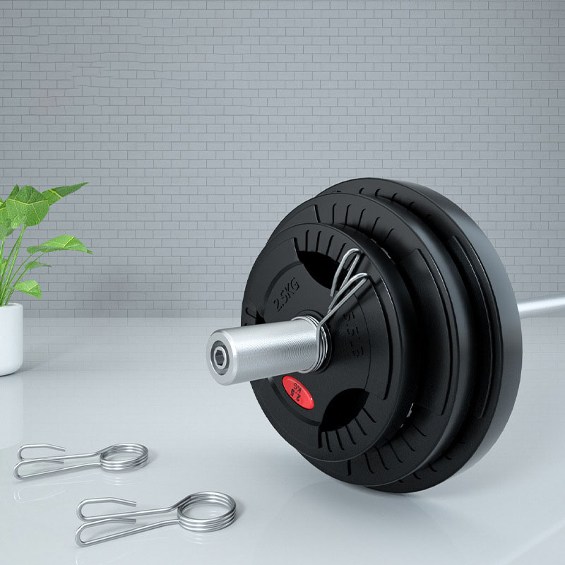 Rubber Covered Men's Barbell Set 9 Rubber Covered Men's Barbell Set