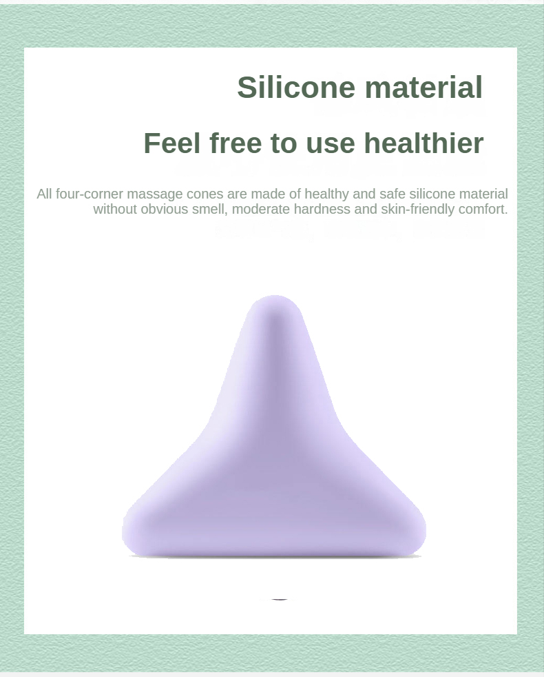 Silicon Massage Cone Triangular Relax Apparatus Ball Psoas Muscle Release Thoracic Spine Back Neck Scapula Foot Yoga Apparatus 10 Silicon Massage Cone Triangular Relax Apparatus Ball Psoas Muscle Release Thoracic Spine Back Neck Scapula Foot Yoga Apparatus