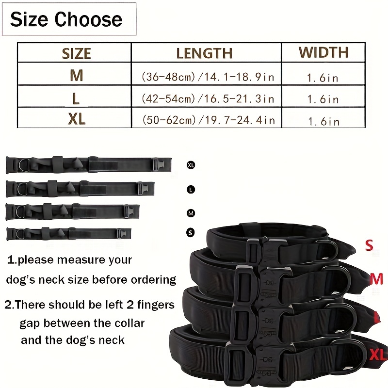 Heavy Duty Military Tactical Dog Collar With Handle 15 Heavy Duty Military Tactical Dog Collar With Handle