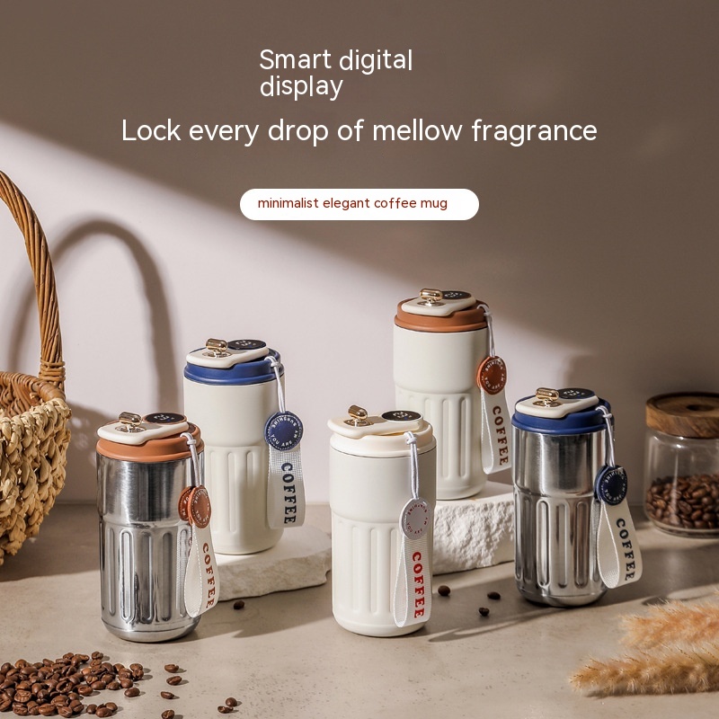 Smart Digital Thermal Bottle | 450ml 316 Stainless Steel Thermos 16 Smart Digital Thermal Bottle | 450ml 316 Stainless Steel Thermos