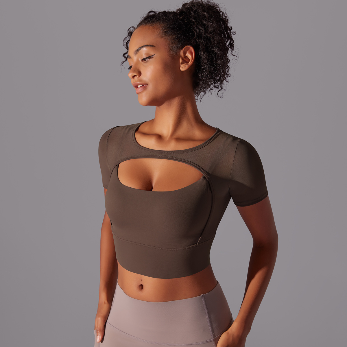 Fitness Double Layer Yoga Clothing Top Women 35 Fitness Double Layer Yoga Clothing Top Women
