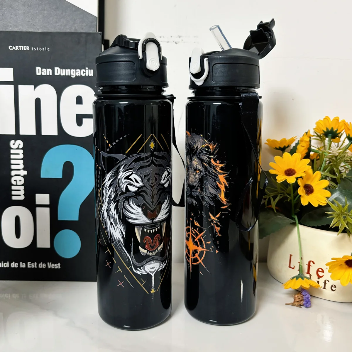 750ml Cute Animal Sports Water Bottle – Lion, Tiger & Cow Pattern 15 750ml Cute Animal Sports Water Bottle – Lion, Tiger & Cow Pattern