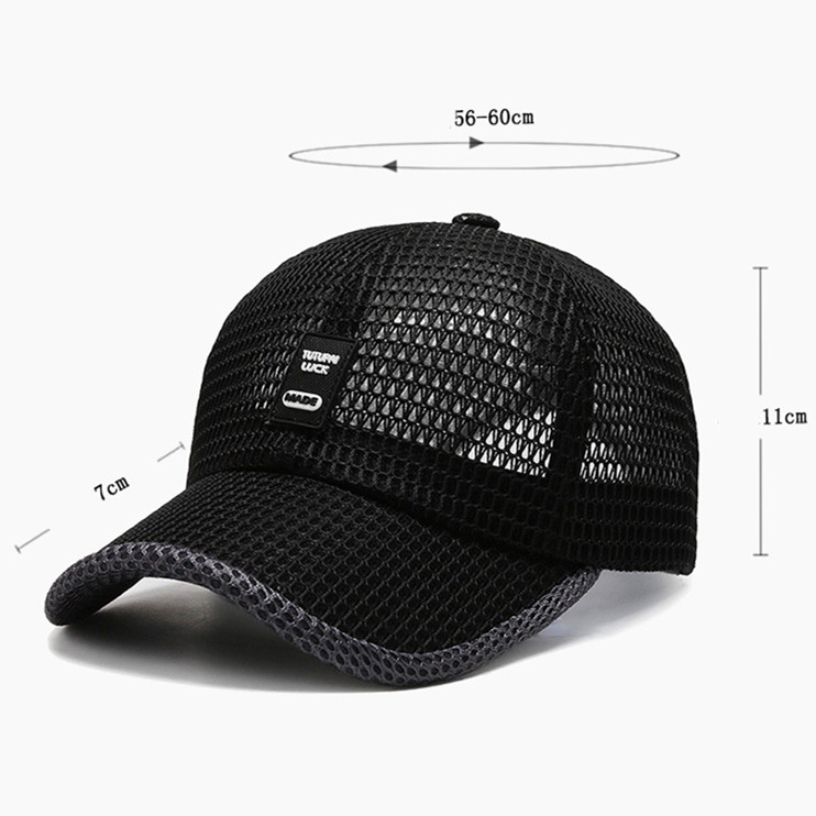 Big Eaves Summer Men's Outdoor Sunshade Sports Quick-drying Breathable Baseball Cap 9 Big Eaves Summer Men's Outdoor Sunshade Sports Quick-drying Breathable Baseball Cap