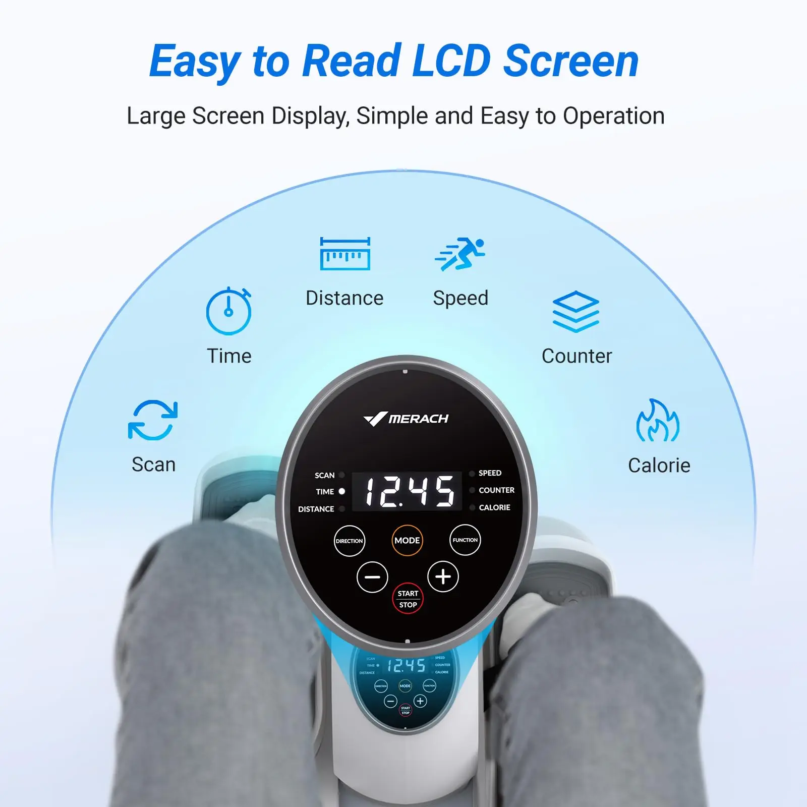 Under Desk Elliptical Machine – Quiet & Portable Seated Leg Exerciser with 12-Speed Adjustment 24 Under Desk Elliptical Machine – Quiet & Portable Seated Leg Exerciser with 12-Speed Adjustment