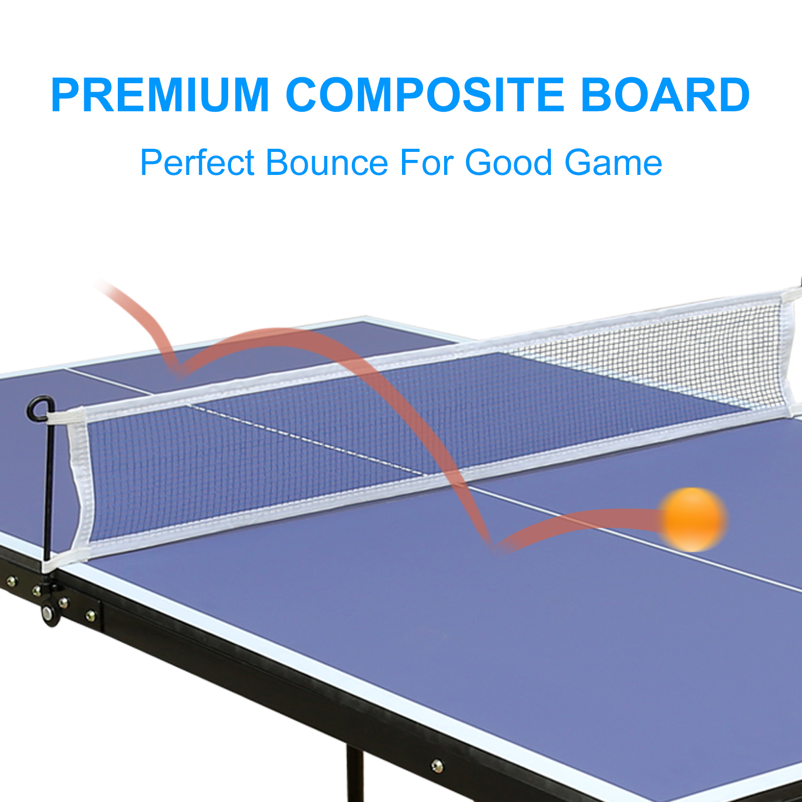 Folding Portable Table Tennis Table Set 10 Folding Portable Table Tennis Table Set