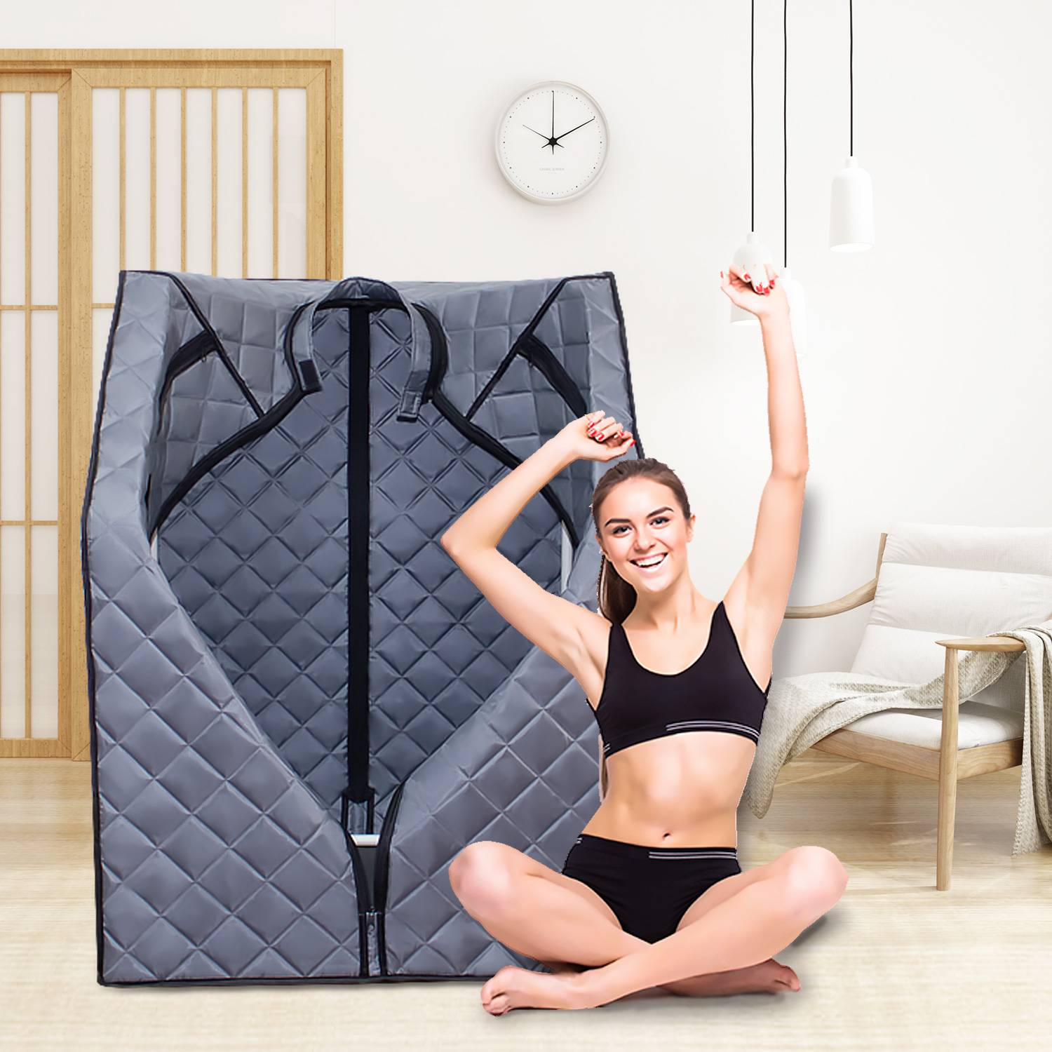 Portable Sauna For Home - Steam Sauna Tent, Personal Sauna With Remote Included 14 Portable Sauna For Home - Steam Sauna Tent, Personal Sauna With Remote Included