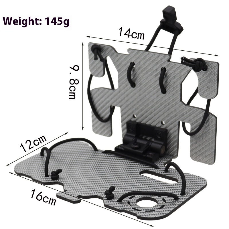 Carbon Fiber Folding Navigation Board MOLLE System Mounted Tactical Vest Chest Hanger 7 Carbon Fiber Folding Navigation Board MOLLE System Mounted Tactical Vest Chest Hanger