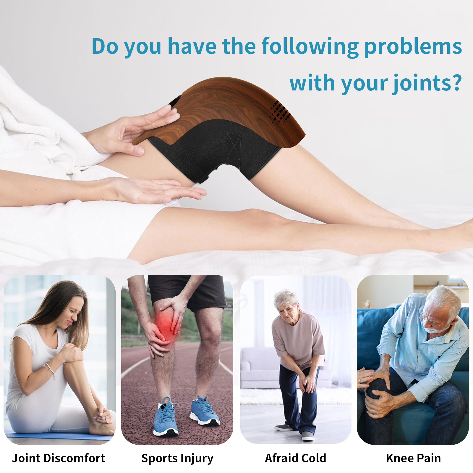 Rechargeable Pain Relief Home Use Electric Intelligent Knee Massager 70 Rechargeable Pain Relief Home Use Electric Intelligent Knee Massager