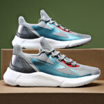 Breathable Flying Woven Sneakers Popcorn Running Shoes Men - Image 5