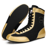 Mixed Combat Training Wrestling Soft Sole High Top Fitness Lifting Shoes - Image 8