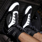 Mixed Combat Training Wrestling Soft Sole High Top Fitness Lifting Shoes - Image 4