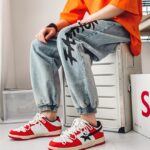 Men's Colorblock Sneakers Low-top Casual Board Shoes - Image 2