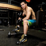 Mixed Combat Training Wrestling Soft Sole High Top Fitness Lifting Shoes - Image 7