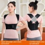 Fitness Eddy™ Elite Unisex Anti-Humpback Posture Corrector – Four-Seasons Chest Lift & Lumbar Support Brace - Image 2