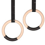 Fitness Eddy™ Elite Birch Gymnastic Rings – Professional Strength & Core Suspension Trainer