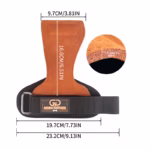 Cowhide Palm Protector Fitness Non-slip Equipment - Image 3