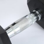 Fitness Hexagonal Rubberized Fixed Dumbbell - Image 8