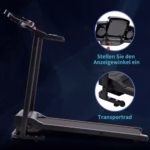Foldable Treadmill with Built-in Speaker for Home Gym Fitness - Image 10