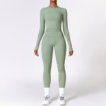 Tight-fitting Brushed Yoga Set - Image 2