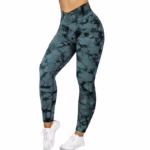 Seamless Tie Dye Leggings Women Yoga Pants Push Up Sport Fitness Running Gym Leggings - Image 4