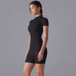 Yoga Short-sleeved Shorts Jumpsuit - Image 7