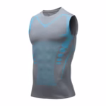 Men's Exercise Workout Quick-drying Breathable Slim Fit Tight Stretch Vest - Image 4