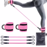 Ankle Strap Resistance Bands – Leg & Hip Strength Training for Home, Yoga, Pilates, and Gym Workouts - Image 4