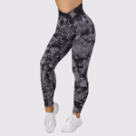 Seamless Tie Dye Leggings Women Yoga Pants Push Up Sport Fitness Running Gym Leggings - Image 8