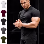 Men’s Summer Sports Polo Shirt – Short-Sleeved, Casual & Comfortable Solid Color Tee