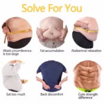 Fitness Men Shapewear Sauna Vest Waist Trainer Double Belt Sweat Shirt Corset Top Body Shaper - Image 2