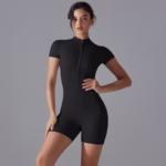 Yoga Short-sleeved Shorts Jumpsuit - Image 8