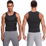 Fitness Men Shapewear Sauna Vest Waist Trainer Double Belt Sweat Shirt Corset Top Body Shaper - Image 10