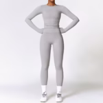 Tight-fitting Brushed Yoga Set - Image 6