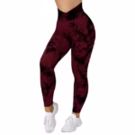 Seamless Tie Dye Leggings Women Yoga Pants Push Up Sport Fitness Running Gym Leggings - Image 9