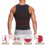 Fitness Men Shapewear Sauna Vest Waist Trainer Double Belt Sweat Shirt Corset Top Body Shaper - Image 7