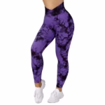 Seamless Tie Dye Leggings Women Yoga Pants Push Up Sport Fitness Running Gym Leggings - Image 10