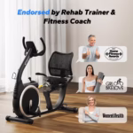 High-End Recumbent Exercise Bike – Magnetic Stationary Bike for Seniors & Adults - Image 3