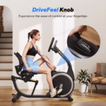 High-End Recumbent Exercise Bike – Magnetic Stationary Bike for Seniors & Adults - Image 2