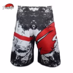 Black MMA Boxing Shorts – Skull Print Cotton Training Shorts for Kickboxing & Muay Thai - Image 3