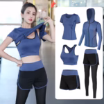Yoga Clothing Sports Suit Loose Fitness Clothing Gym Quick-drying - Image 3
