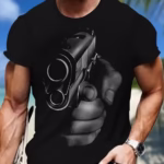 Pistol Printed T-shirt - Image 3