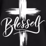 Blessed Print T-shir - Image 3
