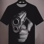 Pistol Printed T-shirt - Image 2