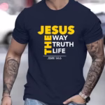 Jesus Print T-shirt - Image 2