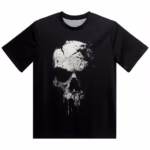 Men Skull Pattern And Round Neck Short Sleeved T-shirt - Image 7