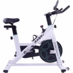 Stationary Bikes For Home Spin Indoor Exercise Bike With LCD Monitor And Comfortable Seat Cushion For Home Gym Cardio Fitness Training - Image 5