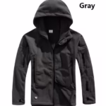 Military Jackets Tactical Jacket For Men Warm Hooded Hike - Image 3